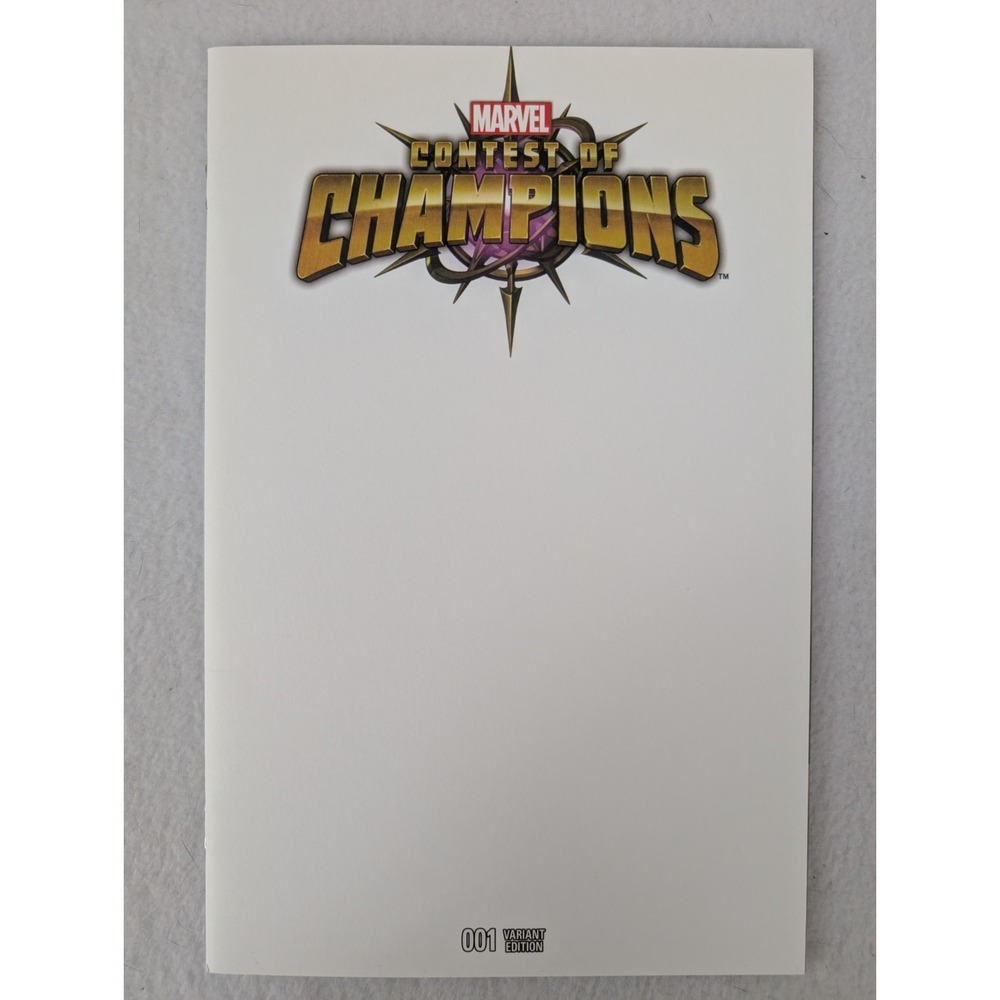 Marvel Contest of Champions 1 Blank Sketch Variant 1st App White Fox Ami Han NM-